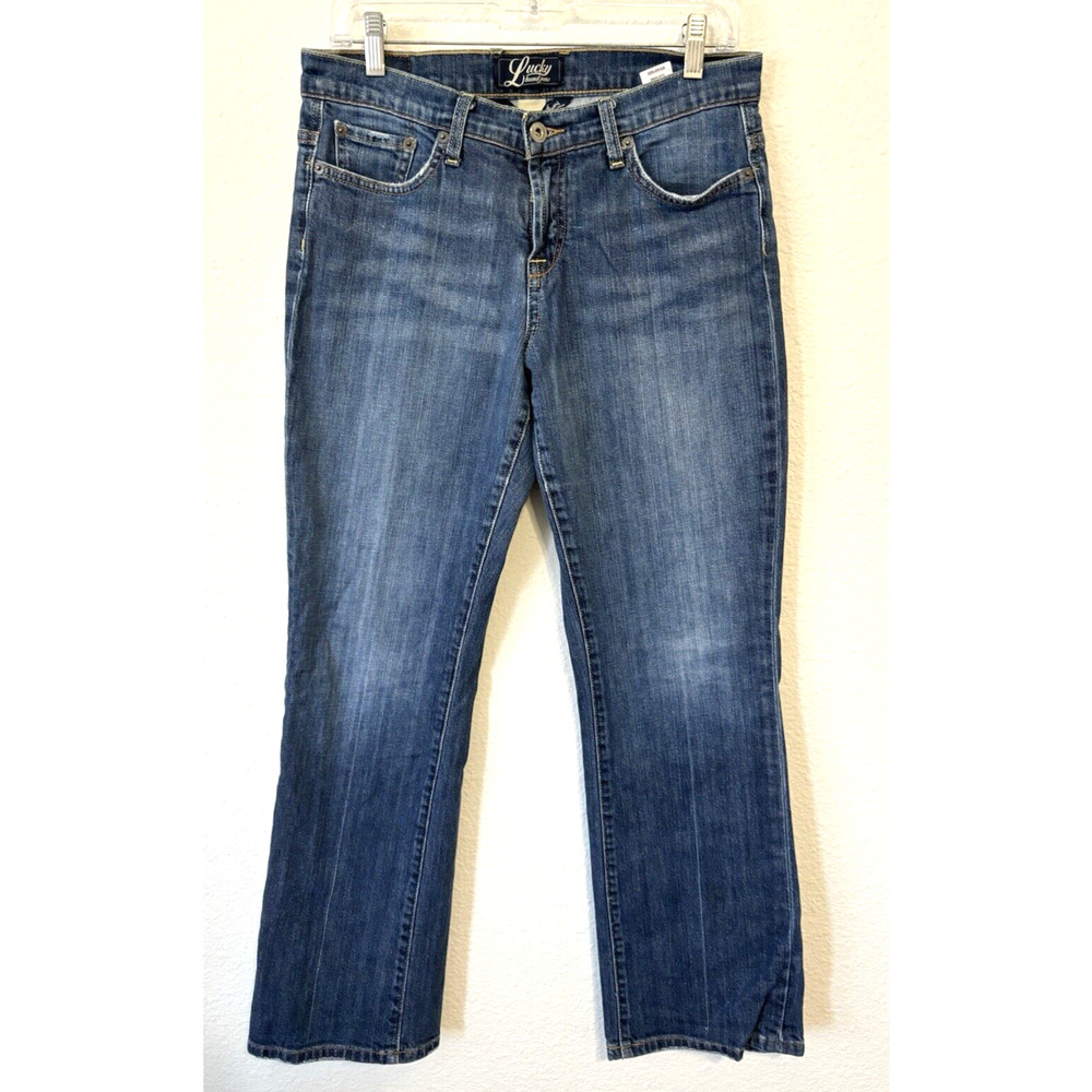 Lucky Brand Jeans Womens Short Inseam Jeans Blue‎ Denim Size 10 Casual Wear